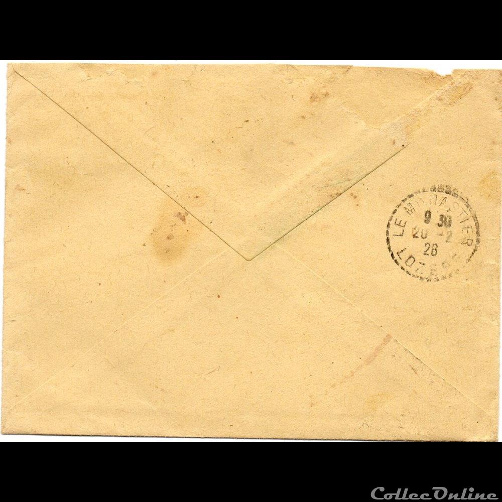 1926 - Cachets type A4 marque postale europe france 1926 cachets type a4