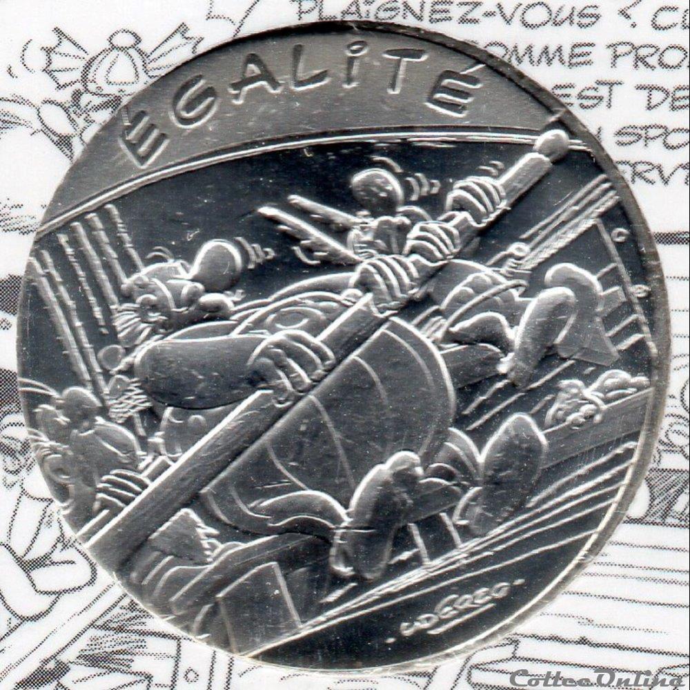 2015 - 10 euro Astérix - Egalité monnaie france 2015 10 euro asterix egalite