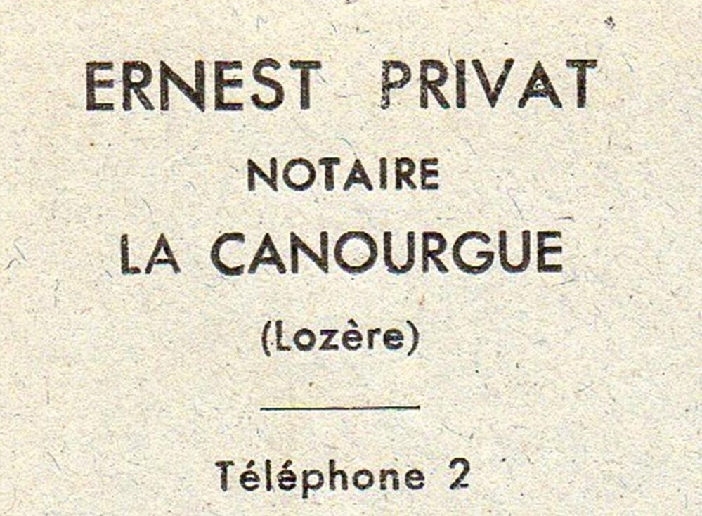 Privat Ernest (1953) documents anciens factures commerciaux privat ernest 1953