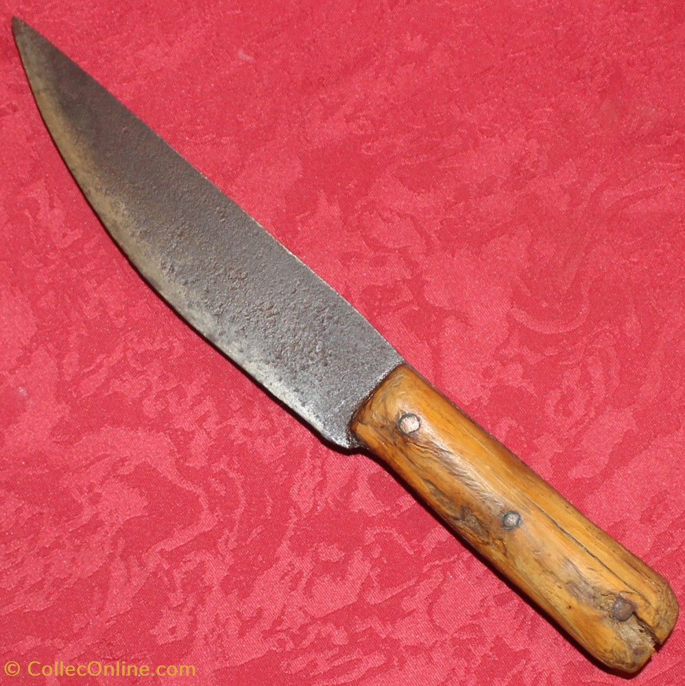 Hebrard à Larbussel couteau fixe. couteaux hebrard a larbussel couteau fixe