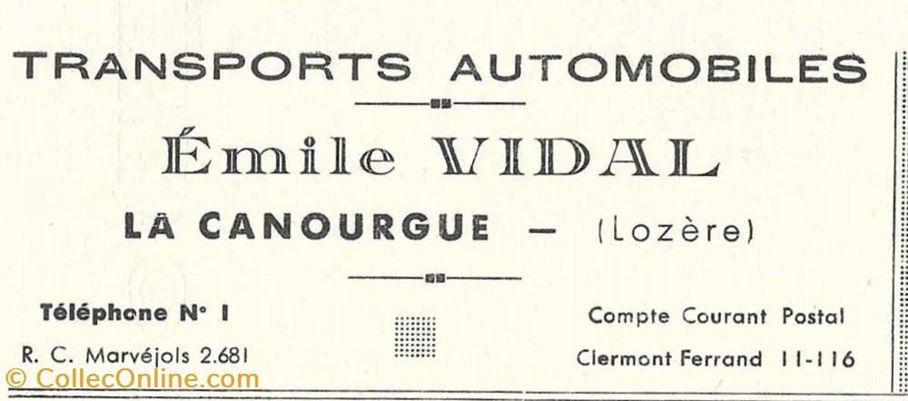 Vidal Emile vieux papiers factures documents commerciaux vidal emile