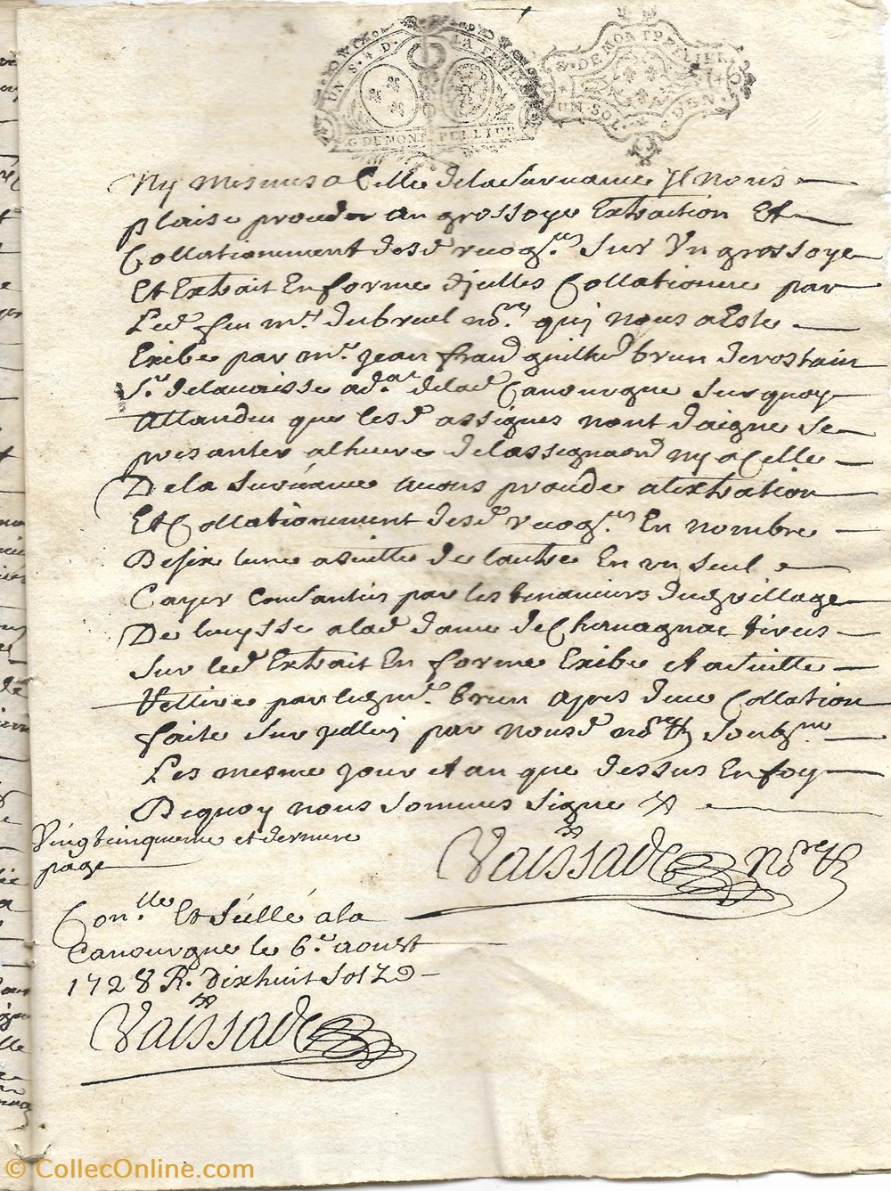 documents anciens autres 1576 et 1728 reconnaissances feodales faites a mme de chavagnac