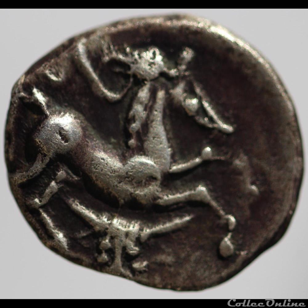 série 1175B DT 3545 drachme au bucrane monnaie antique gauloise serie 1175b dt 3545 drachme au bucrane