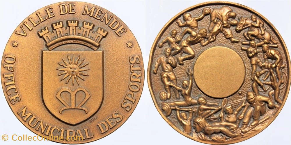 2000 (vers) - Sport, Mende medailles france 2000 vers sport mende