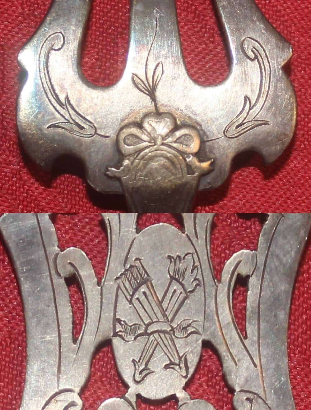 Couverts à poisson Saglier Frères et Cie art de la table argenterie menageres couverts a poisson saglier freres et cie