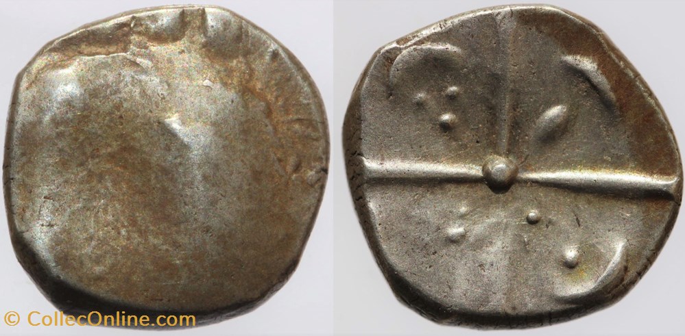 Longostalètes - Drachme Languedocienne monnaies antiques av jc ap celtes longostaletes drachme languedocienne