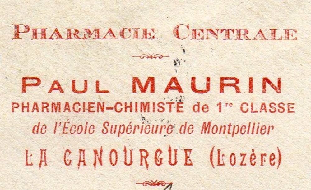 Maurin Paul (1919) documents anciens factures commerciaux maurin paul 1919