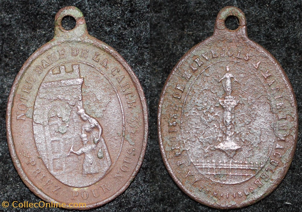Marvejols - 1860 medaille religieuse marvejols 1860
