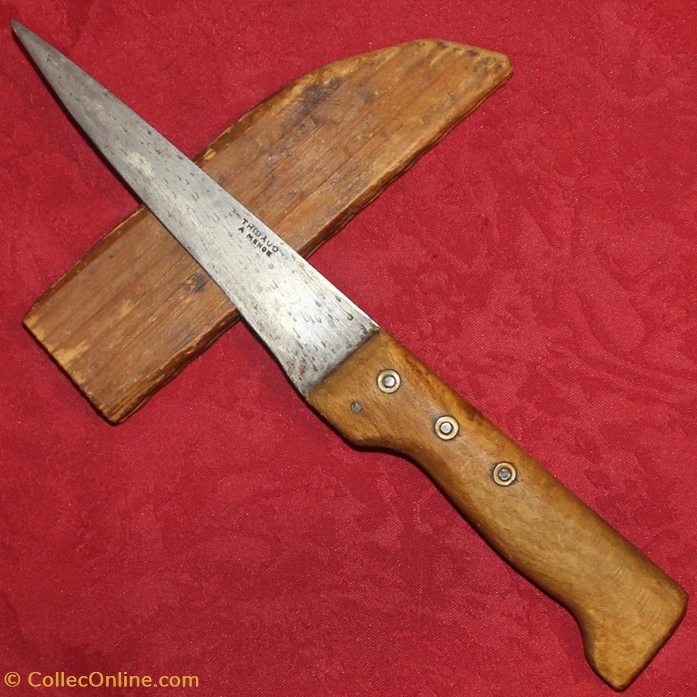Couteau fixe, Thibaud à Mende couteaux metier couteau fixe thibaud a mende