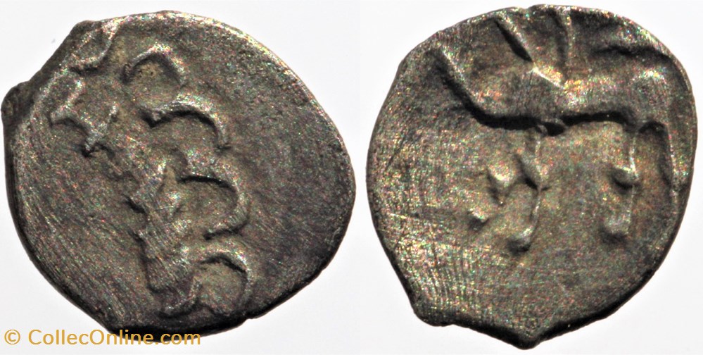 monnaies antiques av jc ap celtes rutenes obole au sanglier