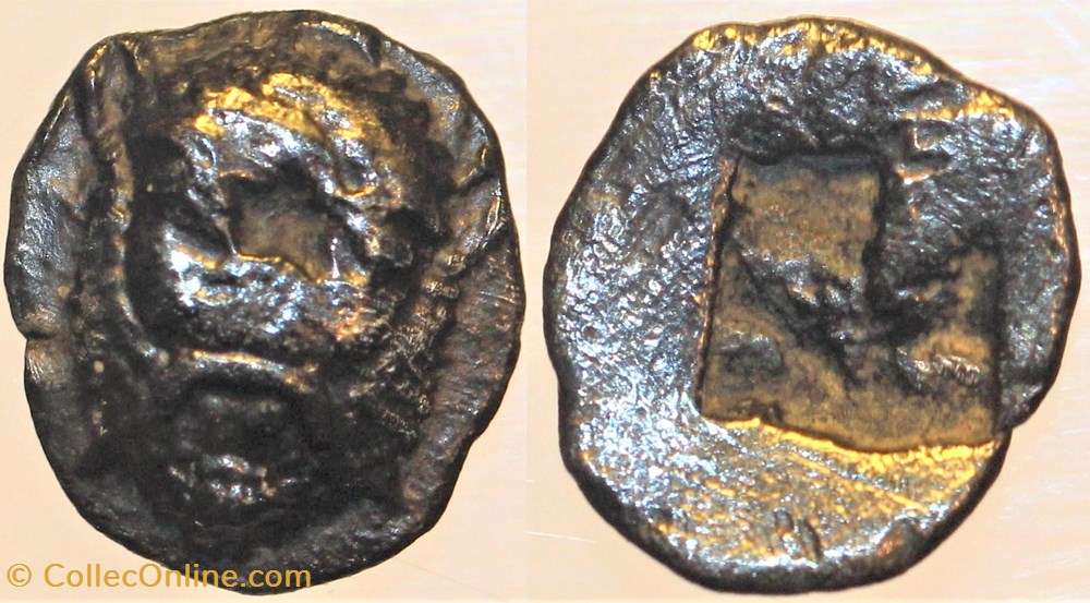 monnaies antiques av jc ap celtes massalia hemi obole a la tete de satyre de face