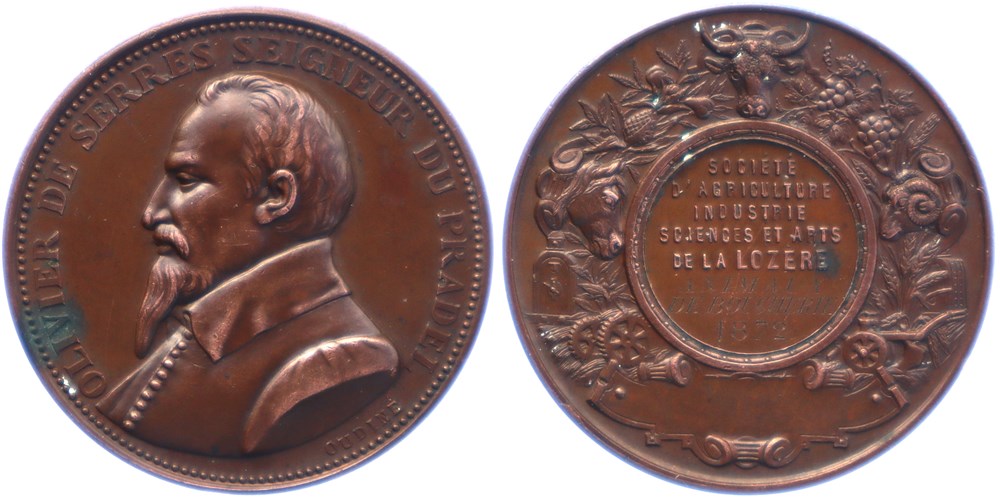 medailles france 1872 animaux de boucherie
