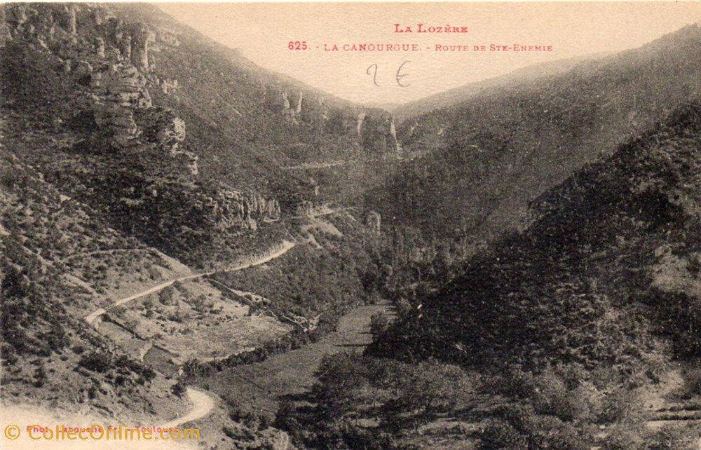 cartes postales europe france c15 625 route de ste enimie