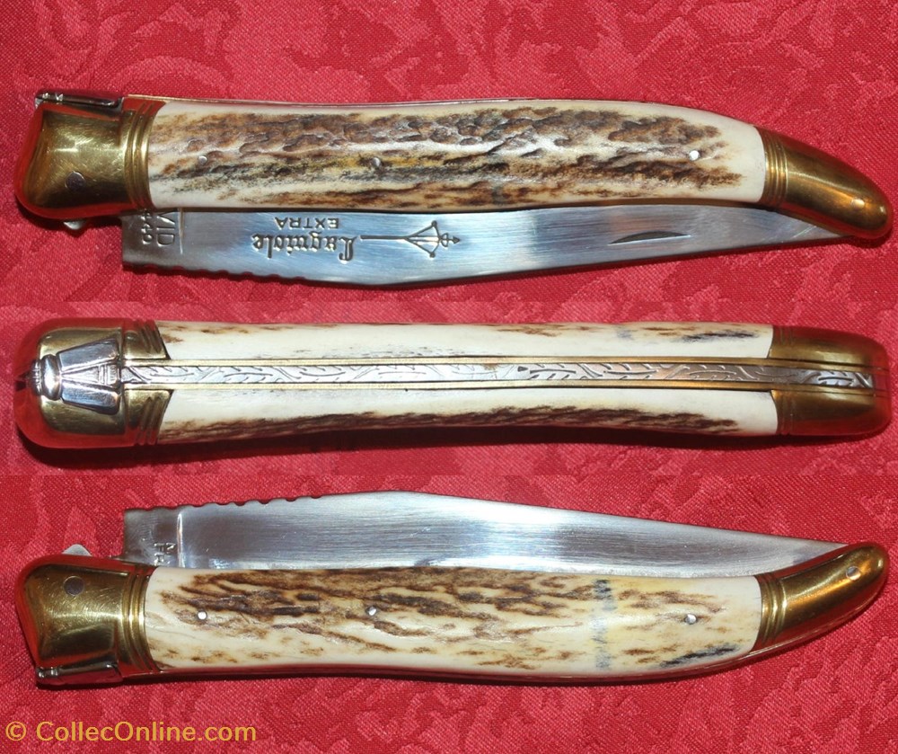 Couteau Laguiole de Collection tout Damas - Arbalète G. David