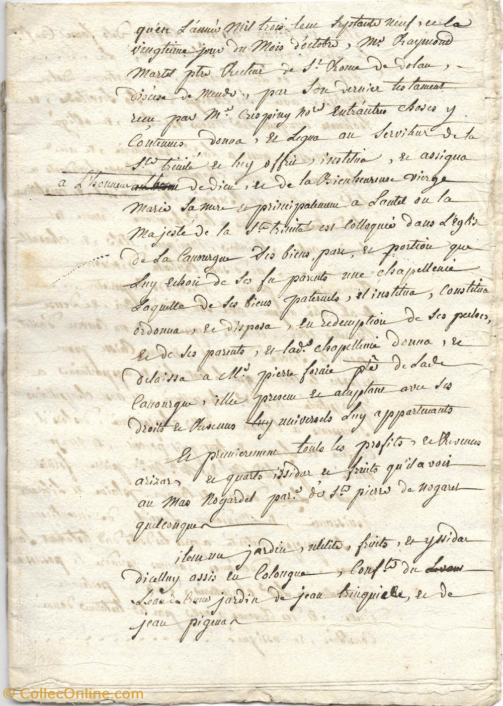 1379 - Copie des actes collationnés par Combes notaire documents anciens autres 1379 copie des actes collationnes par combes notaire