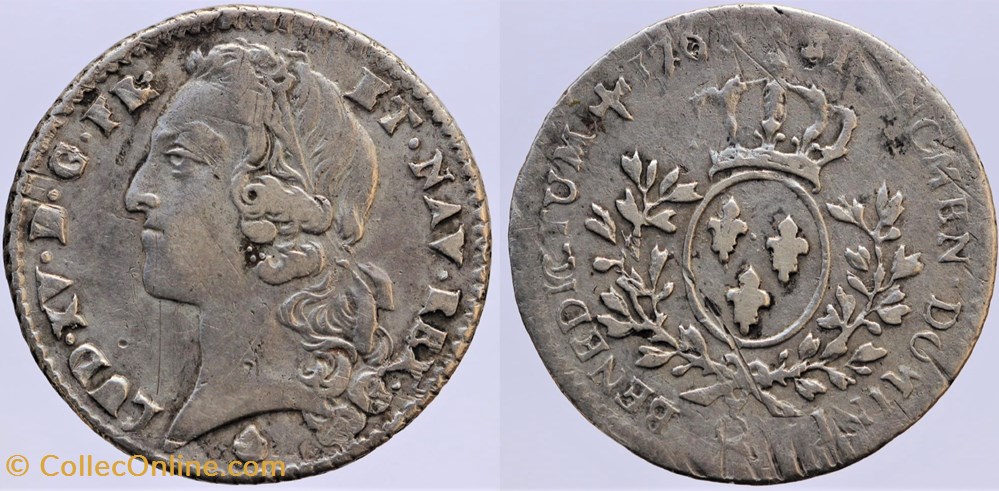 monnaies europe medievale france royales dy 1682 louis xv 1 5 ecu 1763 perpignan