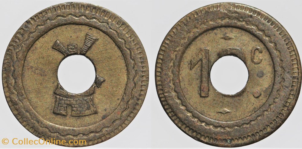 Jeton à consommer - 10 centimes monnaies monde france jeton a consommer 10 centimes