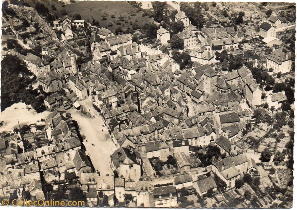 C03 - 2 - Vue générale aérienne - Centre de la Ville cartes postales europe france c03 2 vue generale aerienne centre de la ville