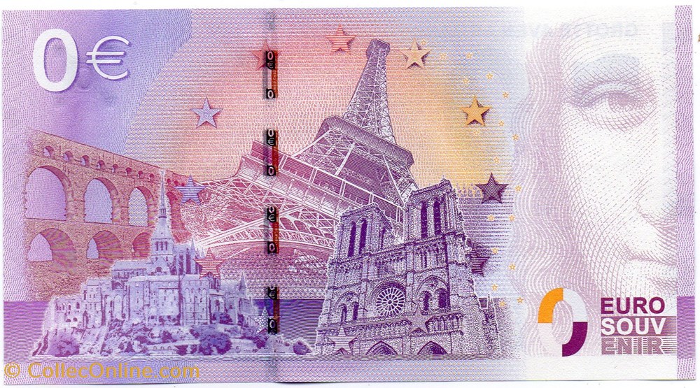 billets europe france 0 euro souvenir aven armand
