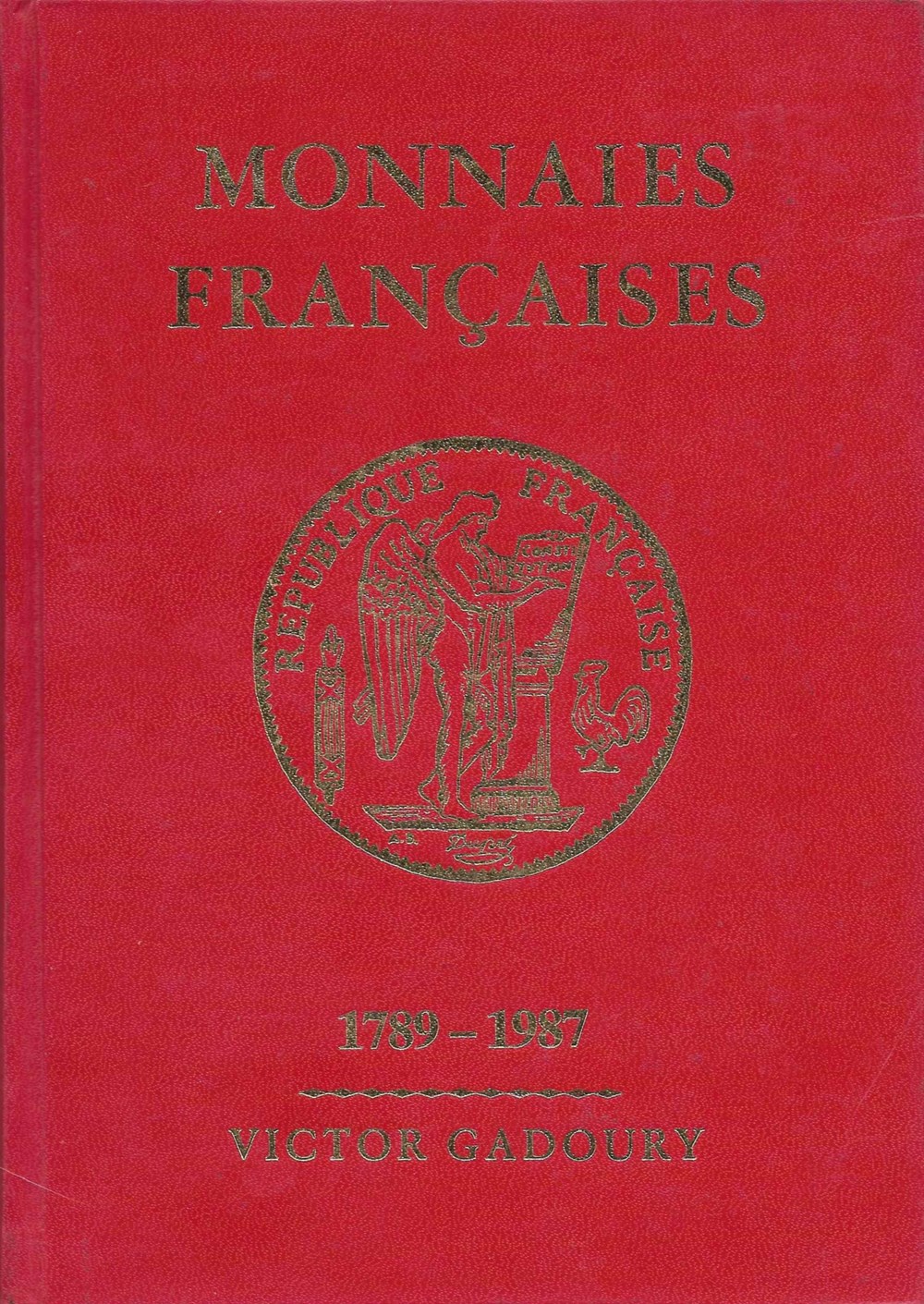monnaies livres ouvrages 1987 argus gadoury v gadoury