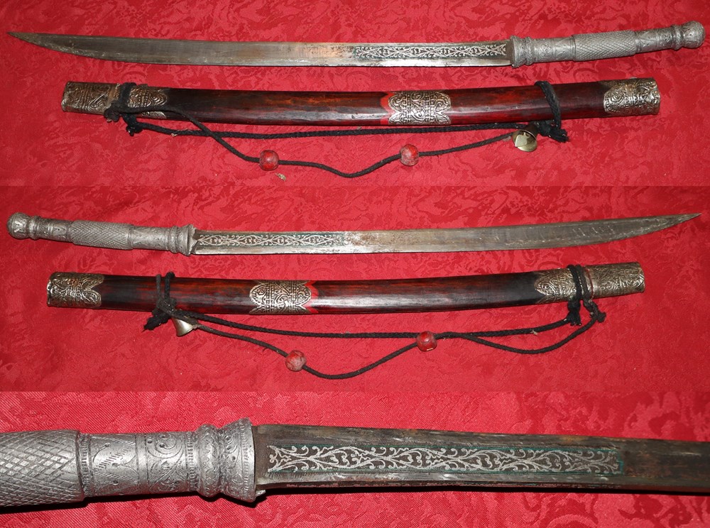 Sabre de mariage Thaï art antiquites asiatique sabre de mariage thai