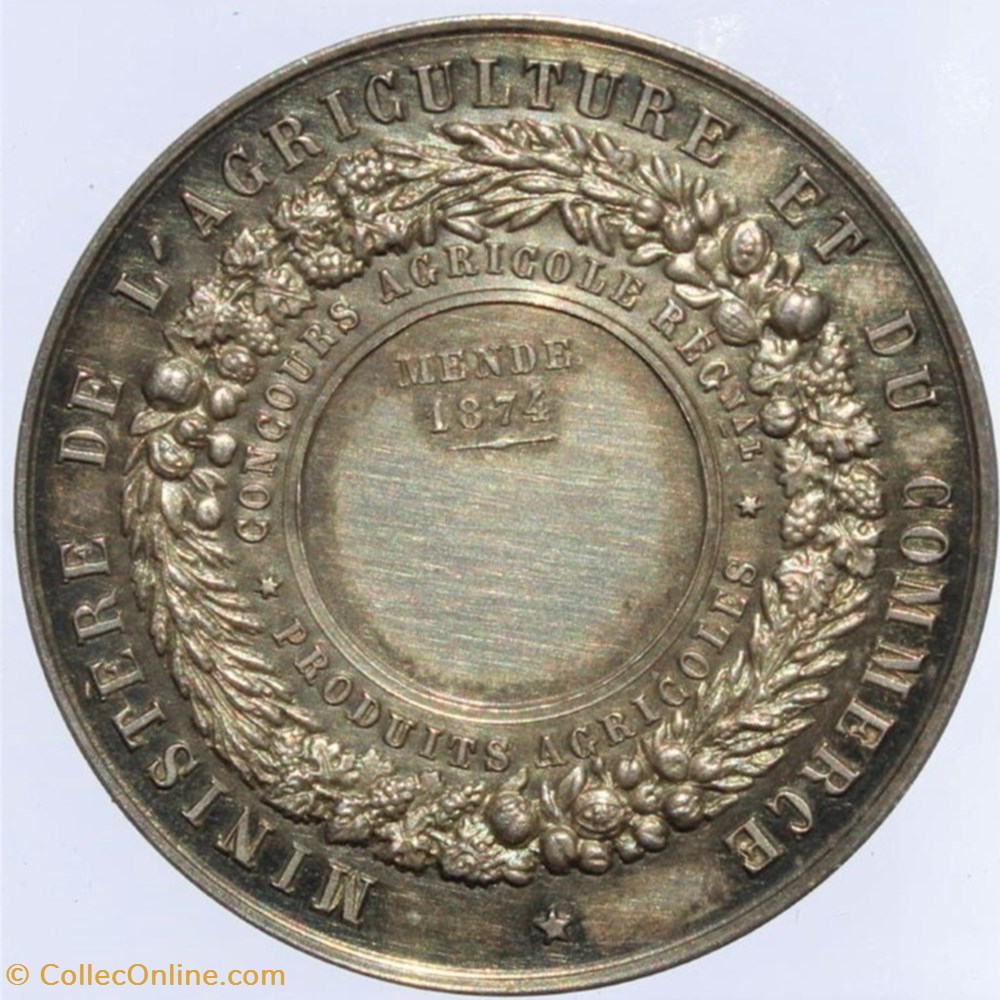 medailles france 1874 produits agricoles