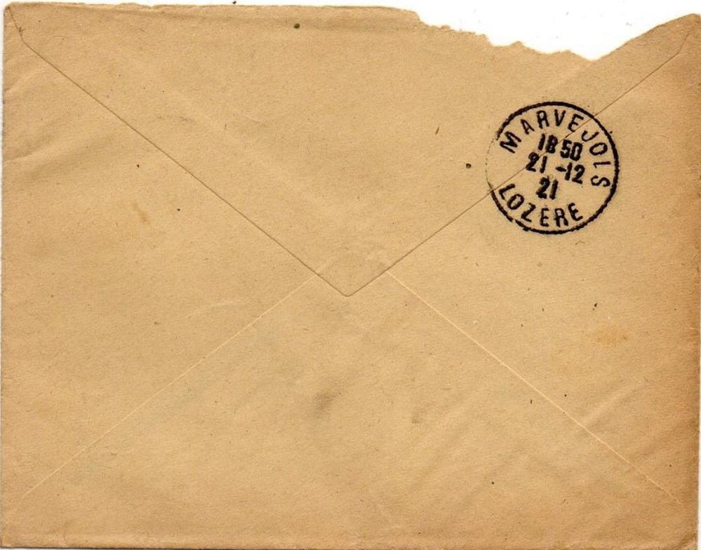 1921 - Cachets type B4 documents anciens marques postales europe 1921 cachets type b4
