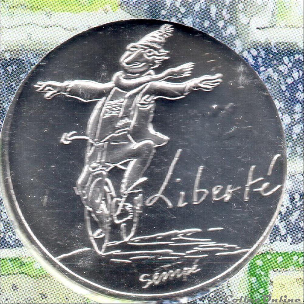2014 - 10 euro Sempé - Liberté, hiver monnaie france 2014 10 euro sempe liberte hiver