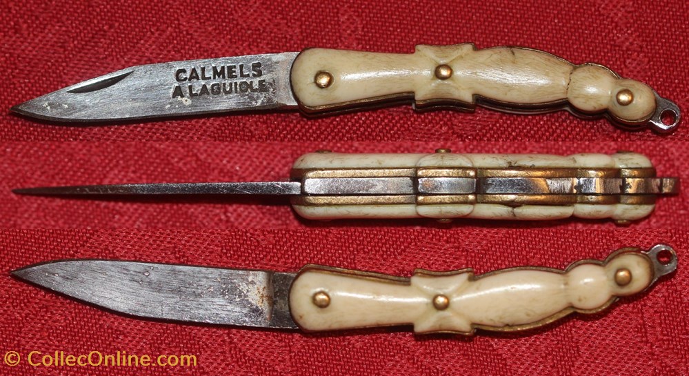 Laguiole Calmels pour porte clés 3 couteaux regionaux laguiole calmels pour porte cles