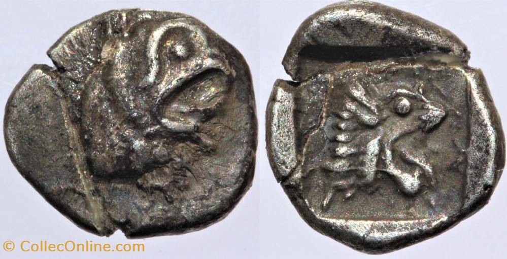 monnaies antiques av jc ap celtes massalia obole a la tete de griffon