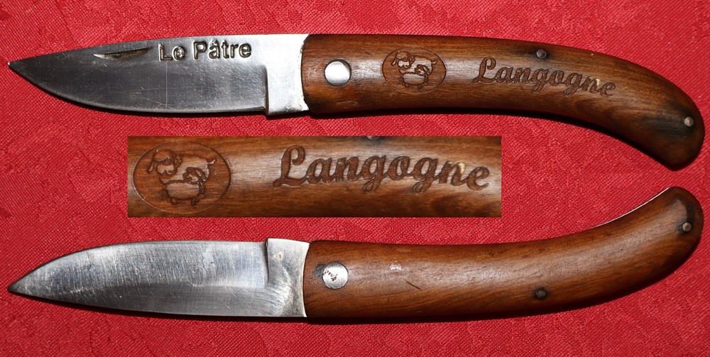 Couteau le Pâtre, souvenir Langogne couteaux regionaux couteau le patre souvenir langogne
