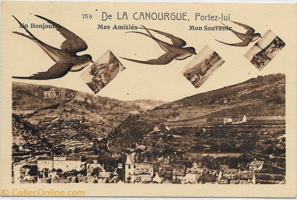 C03 - 758 - De la Canourgue... cartes postales europe france c03 758 de la canourgue
