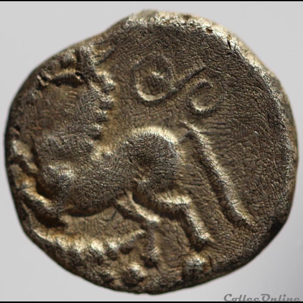 série 1175B DT manque - drachme au bucrane monnaie antique gauloise serie 1175b dt manque drachme au bucrane