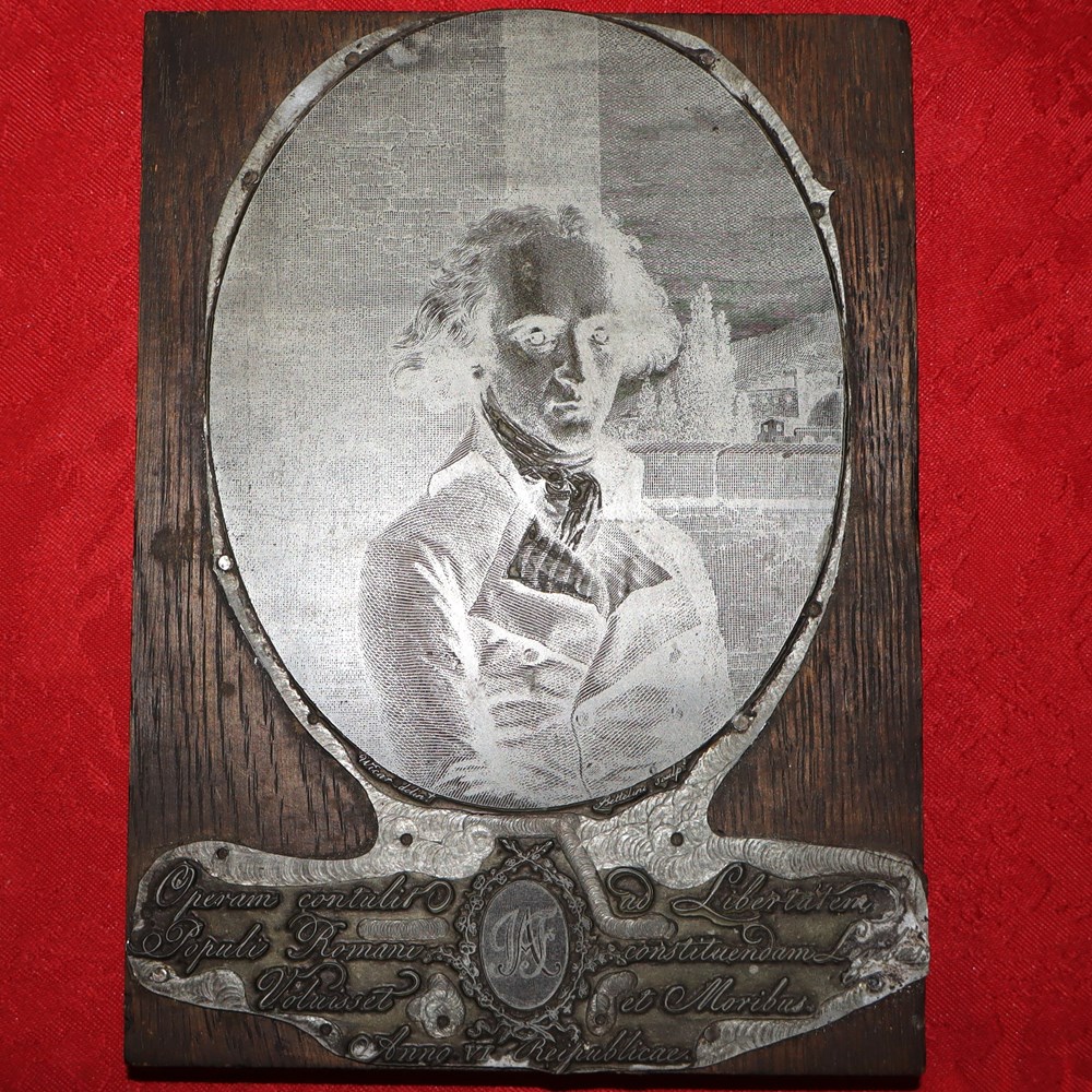 documents anciens materiel accessoires matrice imprimerie bettelini pietro