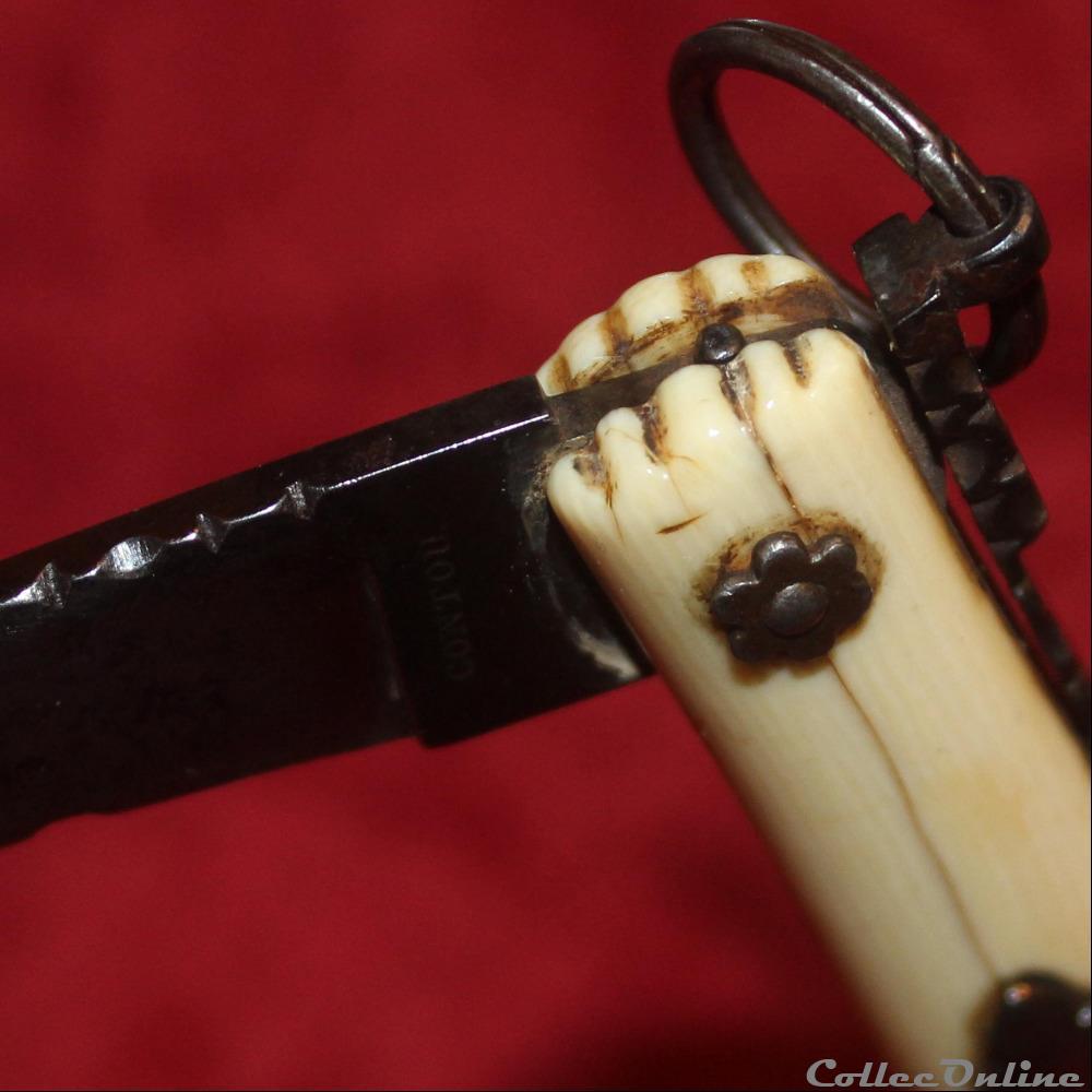Couteau XIXe - Contou, Issoire 4 couteaux couteau xixe contou issoire