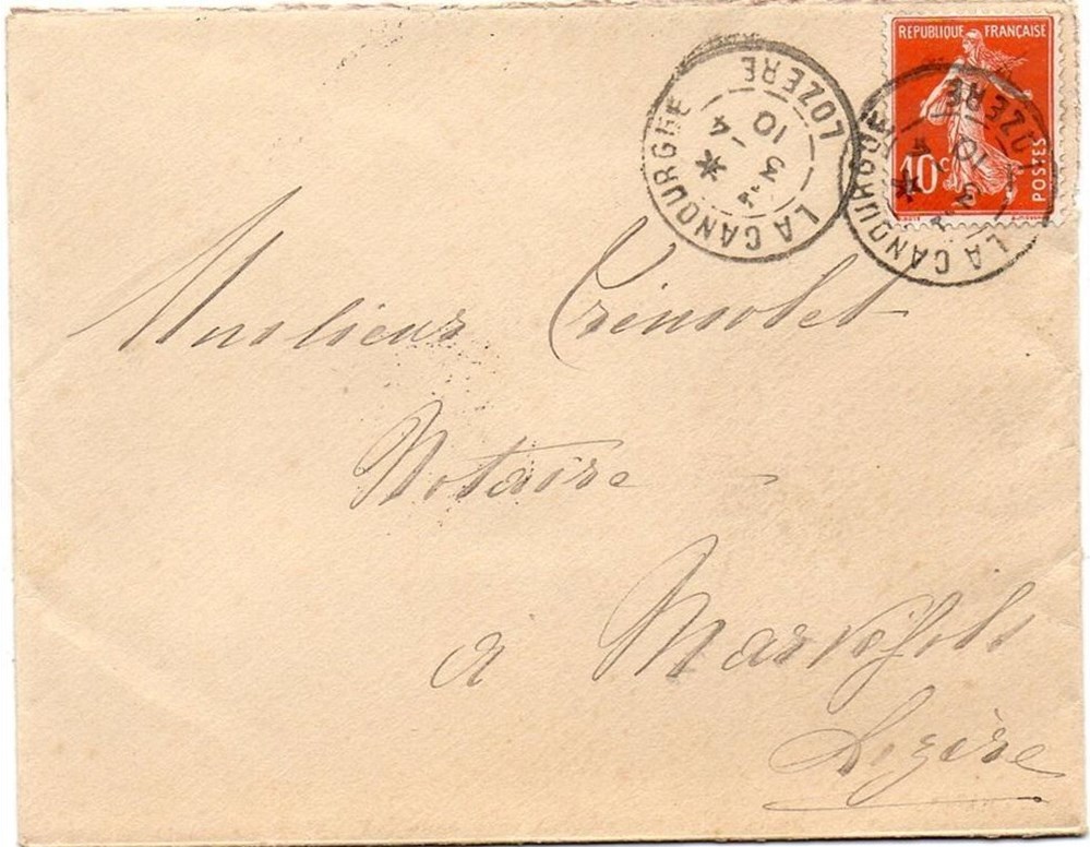 1910 - Cachets types A3 documents anciens marques postales europe 1910 cachets types a3