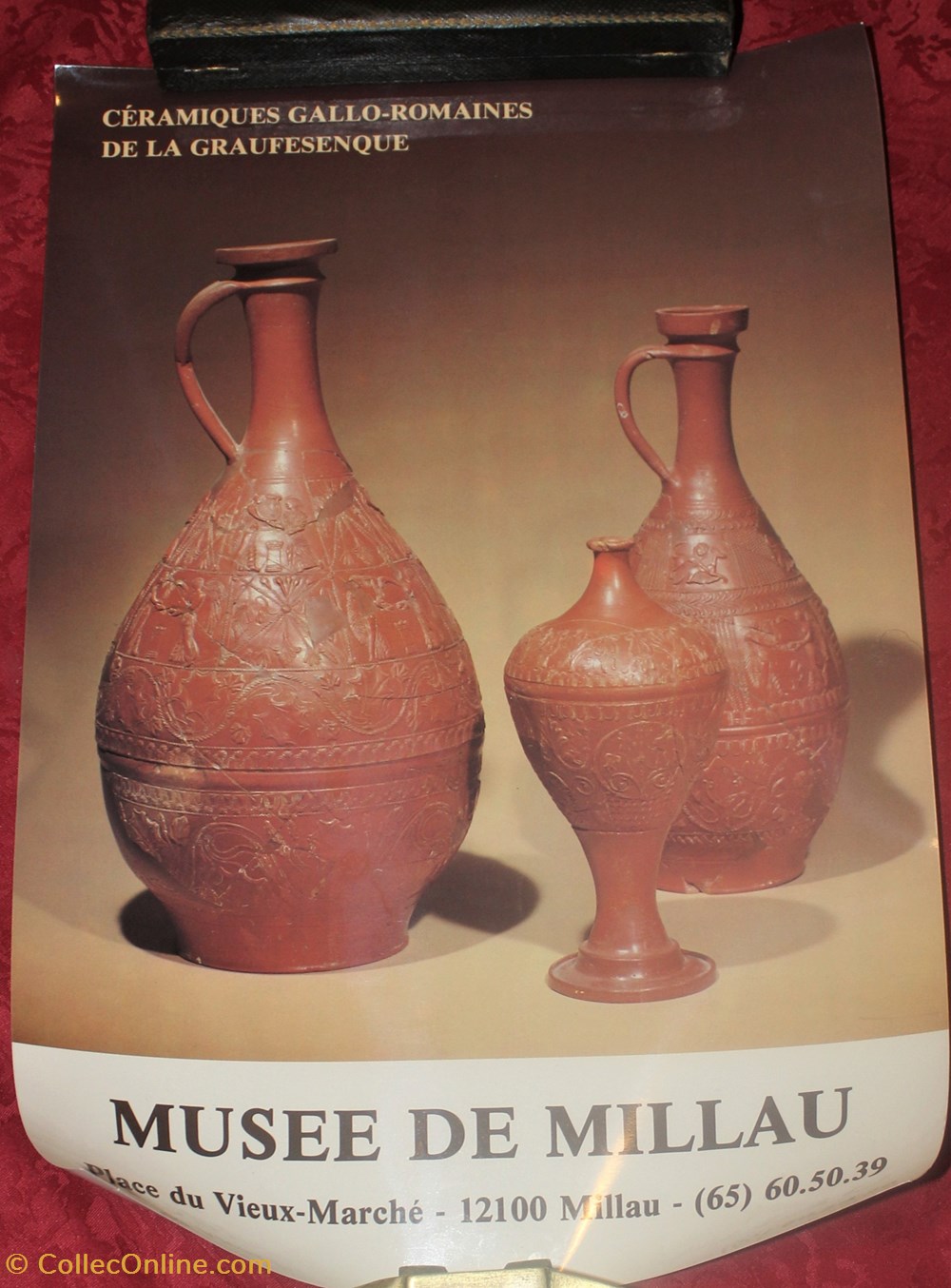 Affiche musée de Millau documents anciens affiches culture affiche musee de millau