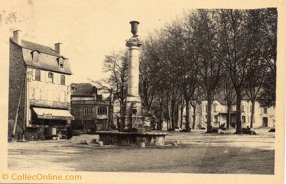 carte postale france languedoc roussillon c18 place du marechal foch