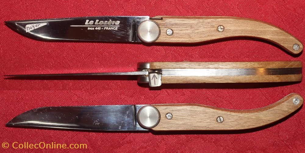 Couteau le Lozère, Bastide S.A.R.L. - 1994 couteaux regionaux couteau le lozere bastide s a r l 1994