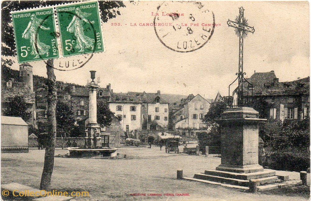 cartes postales europe france c15 393 le pre commun