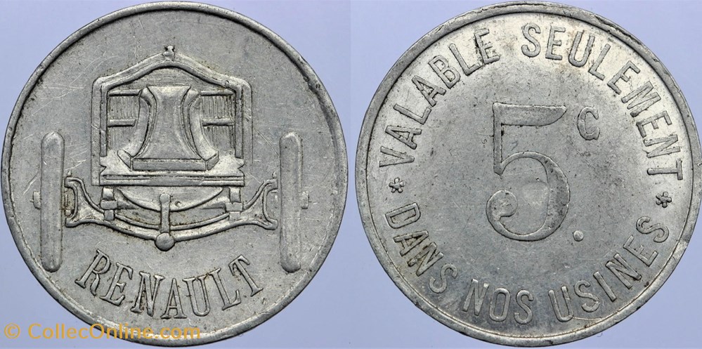 92 - Boulogne-Billancourt - 5 centimes monnaies monde france 92 boulogne billancourt 5 centimes