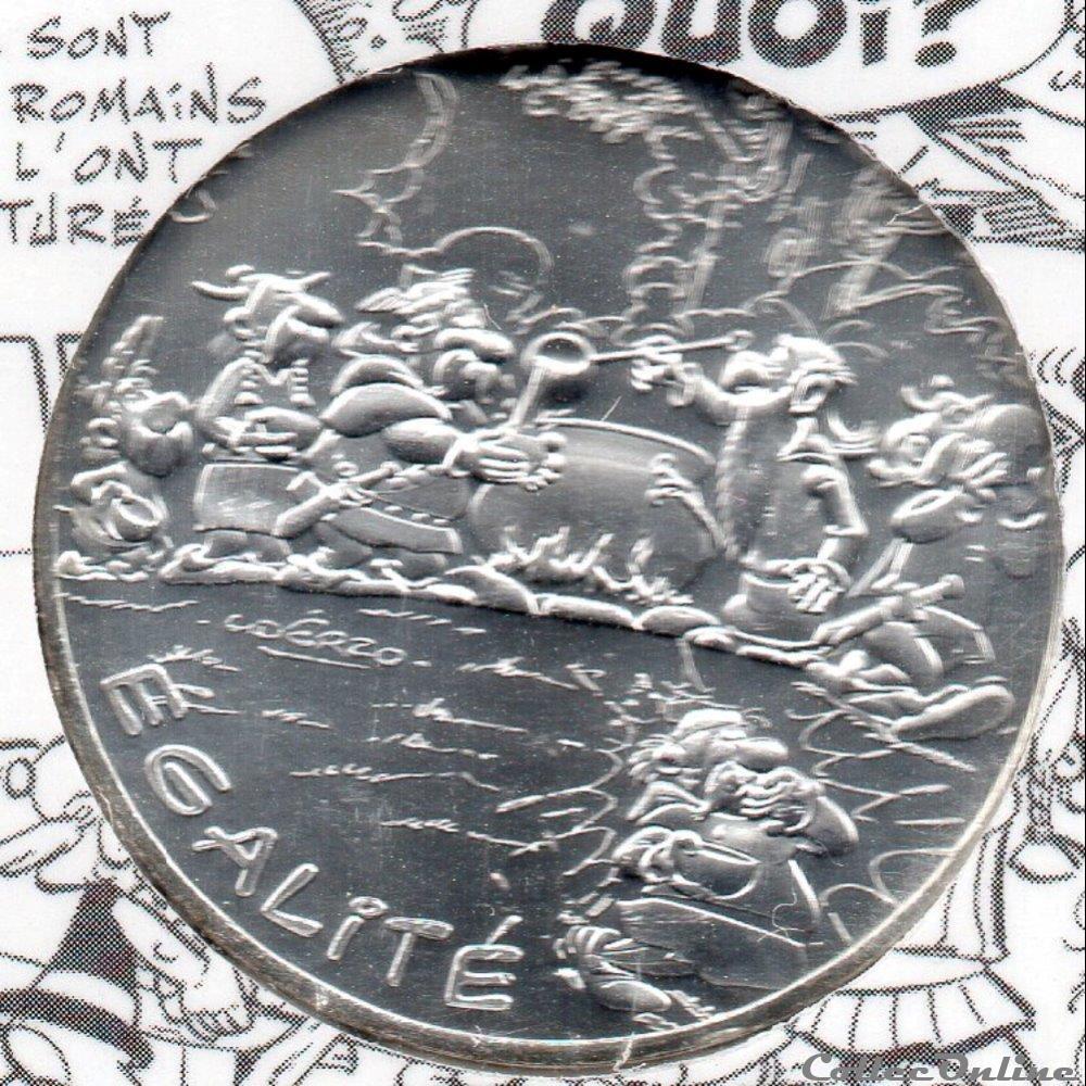 2015 - 10 euro Astérix - Egalité monnaie france 2015 10 euro asterix egalite