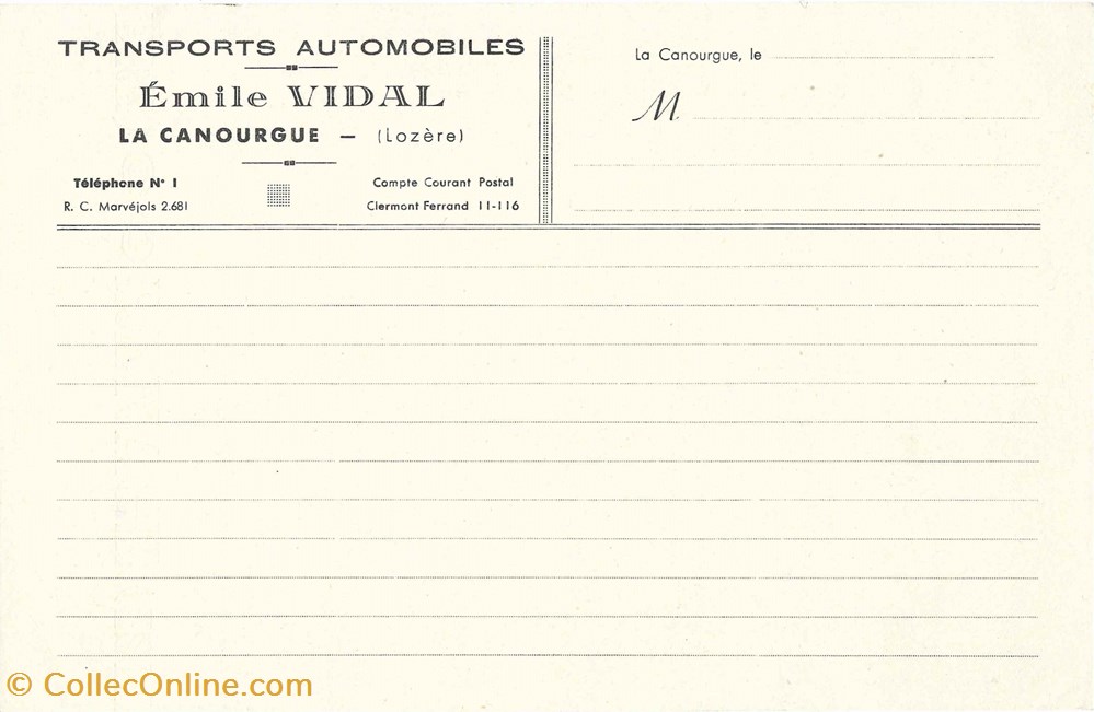Vidal Emile vieux papiers factures documents commerciaux vidal emile