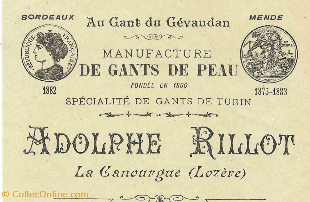 Rillot Adolphe (1900) documents anciens factures commerciaux rillot adolphe 1900