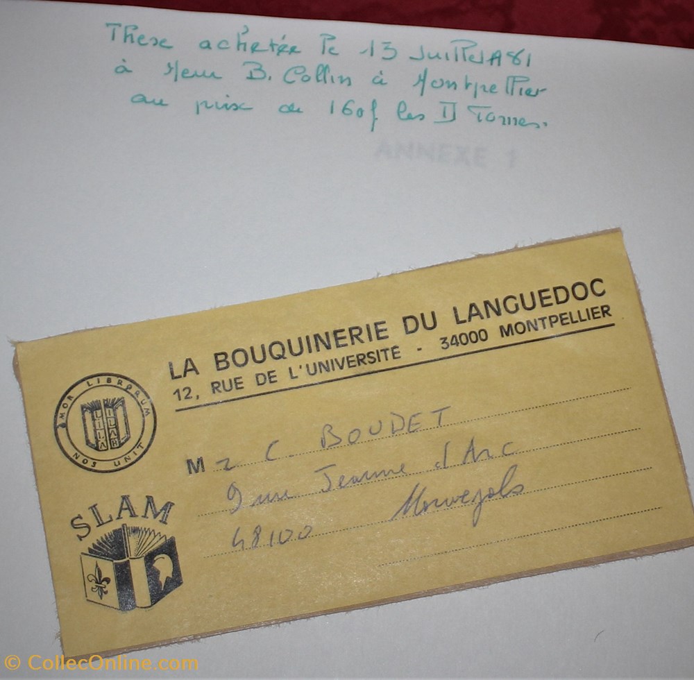 Thèse de Doctorat, B. Collin, 1981 - Atelier de Montpellier 4 monnaies livres ouvrages these de doctorat b collin 1981 atelier de montpellier