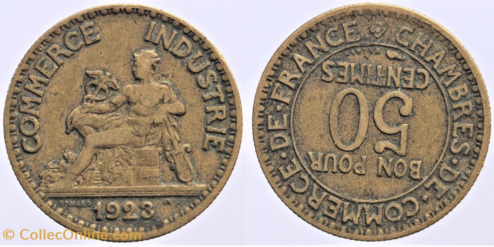 F-191 - Domard - 50 c. - 1923 médaille monnaies monde france f 191 domard 50 c 1923 medaille