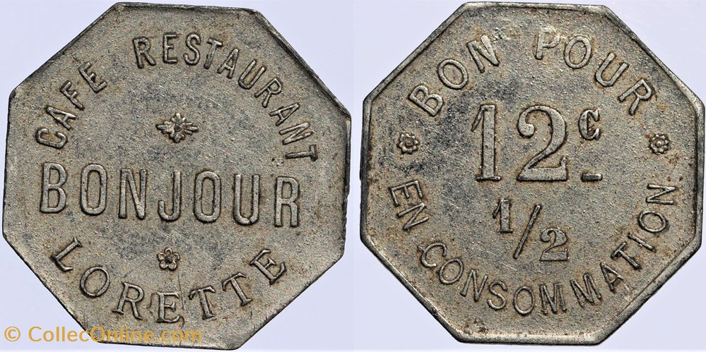 monnaies monde france 42 lorette 12 5 centimes