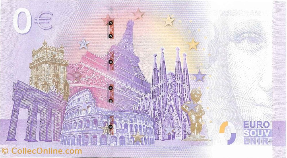 billets europe france 0 euro souvenir margeride