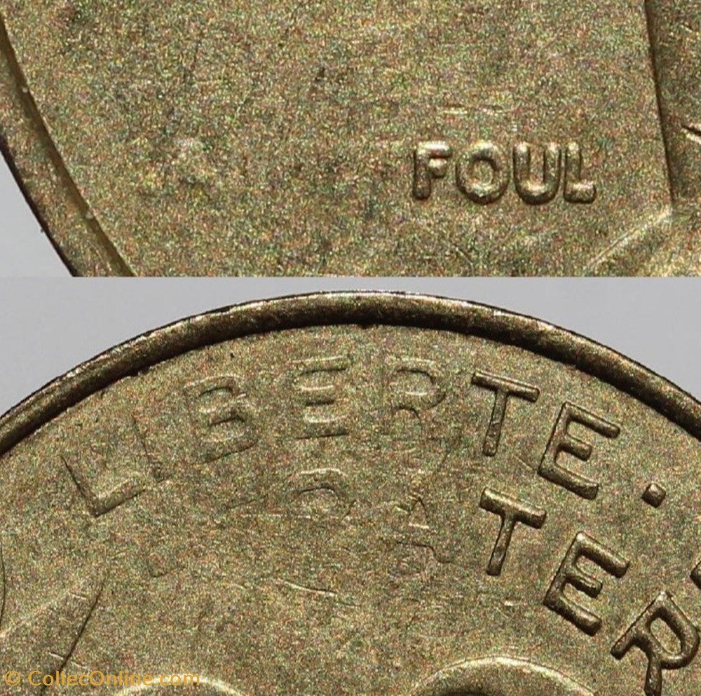 F-156 - Lagriffoul - 20 c. - 1997 coin bouché monnaies monde france f 156 lagriffoul 20 c 1997 coin bouche