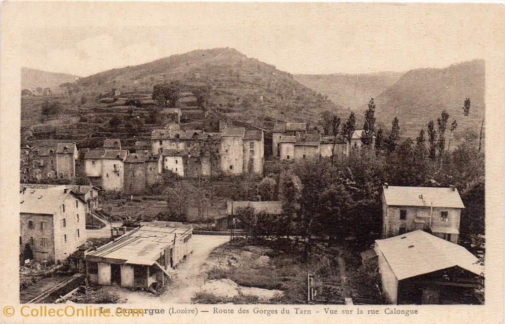 cartes postales europe france c02 route des gorges du tarn